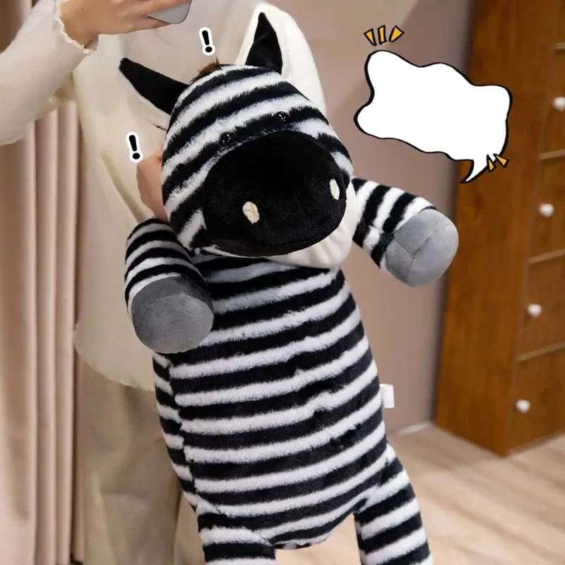 40/60/90cm plush toy zebra plush throw pillow sofa pillow sleeping pillow room decoration leg-hugging doll — image 6