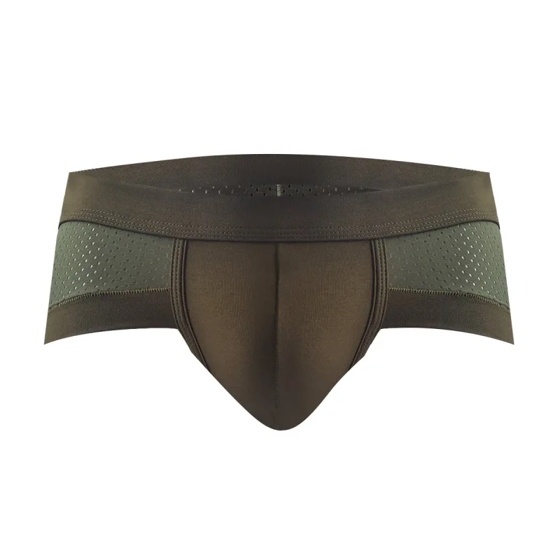 Solid color Sexy Mesh Leisure Motion Boys' Underwear Low-waisted No trace Quick Drying Fashion Cool and Refreshing Underpants — image 8