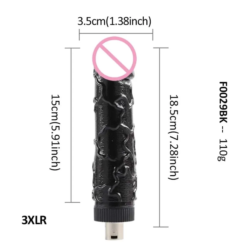 3xlr acessório de máquina sexual grande anal vibrador ventosa extensão-tubo acessórios auxiliares para mulher homem