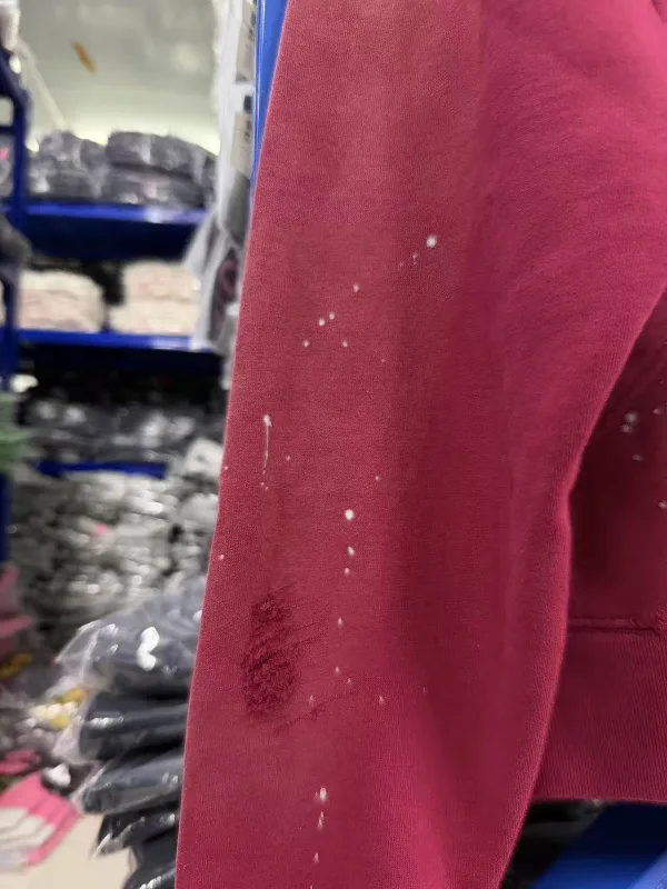 High Street Washed Retro Distressed Ink Splatter Zipper Hooded Hoodie for Men and Women Cardigan Terry Baggy Sweatshirts
