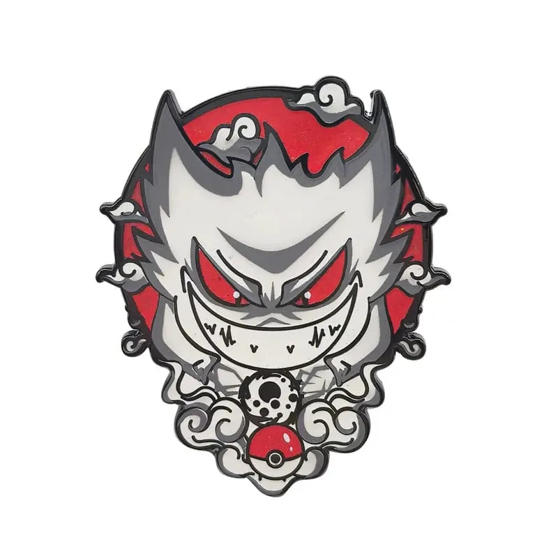 Anime Game Pokemon Hard Enamel Pins Cute Cartoon Gengar Brooches on Clothes Lapel Badges Metal Jewelry Accessories — image 12