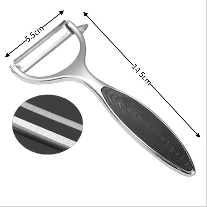Stainless Steel Fruit Vegetable Tools Vegetable Peeler Potato Peeler Kitchen Accessories Non-slip Handle SGGJ001