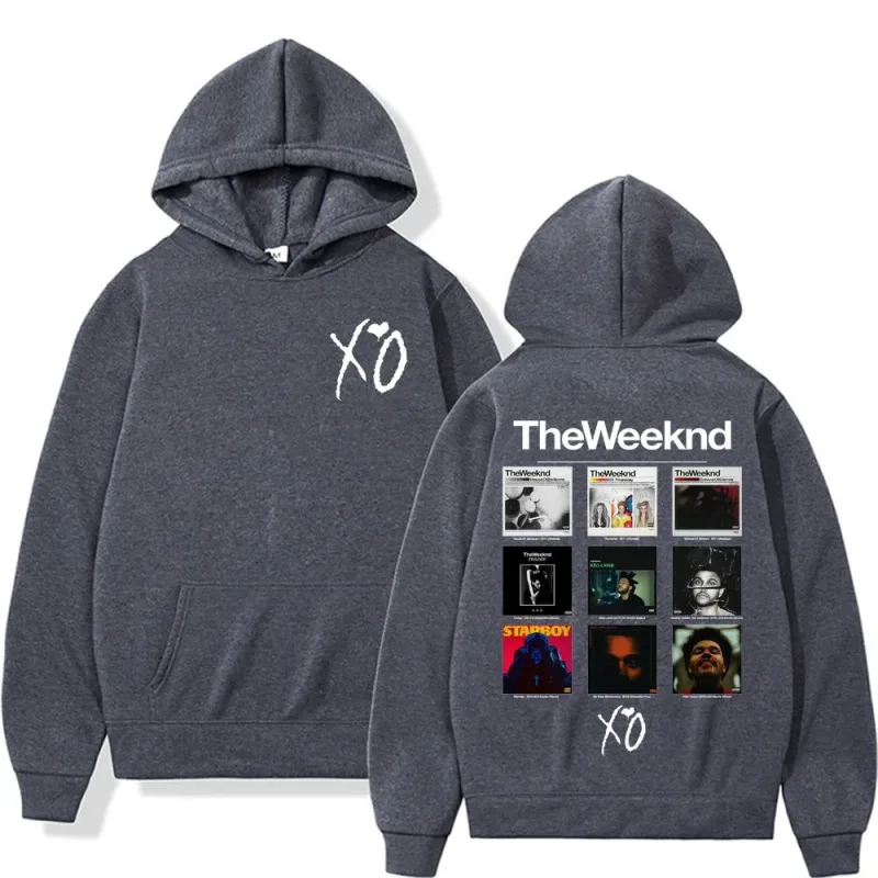 Rapper The Weeknd Album Cover Graphic Hoodies Men Women Fashion Hip Hop Pop Music Sweatshirt Bodywarmer Comfort Hoodie Pullovers — image 7