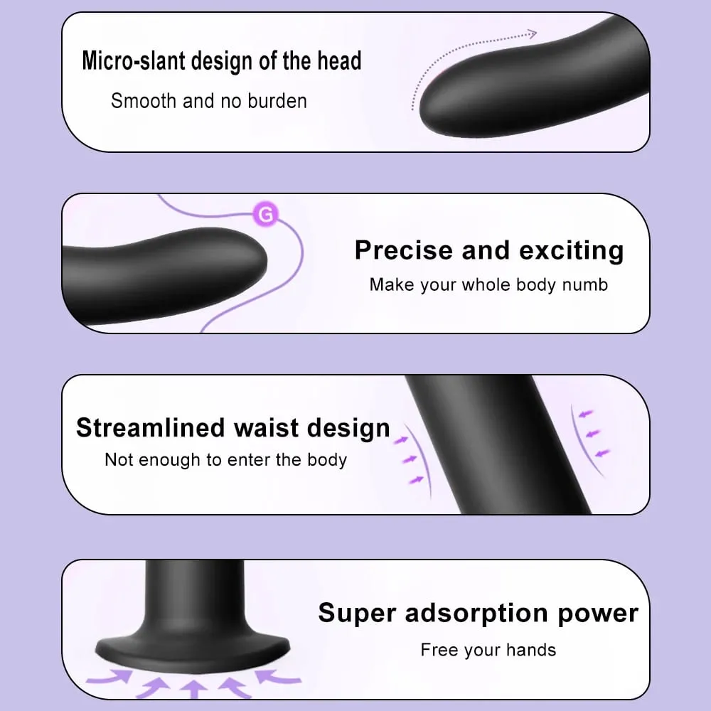 Flexible Liquid Silicone Dildo For Begginner Anal plug Prosate Massager G Spot Personal Massage Tool Suction Cup Female Sex Toy