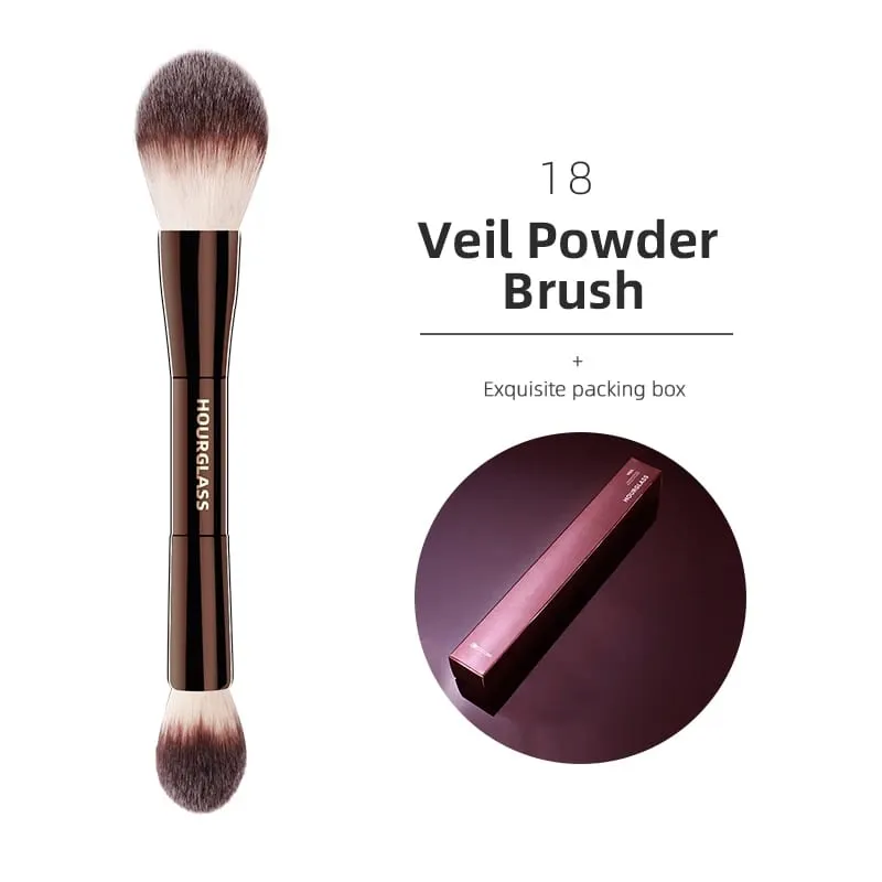 Hourglass Makeup Brush All Kinds Eyeshadow Foundation Concealer Powder Bronzer Blusher Eyeliner Retractable Professional Brushes — image 9