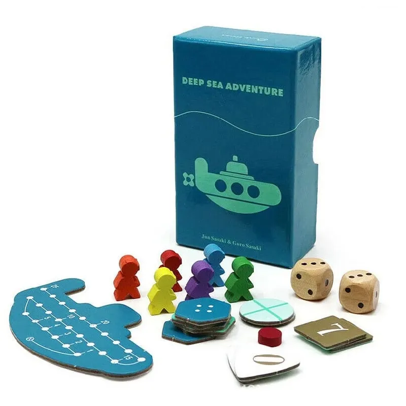 Deep Sea Adventure Board Game Card Game Family Party Entertainment Interactive Toys Gift for Children Funny English Game — image 1