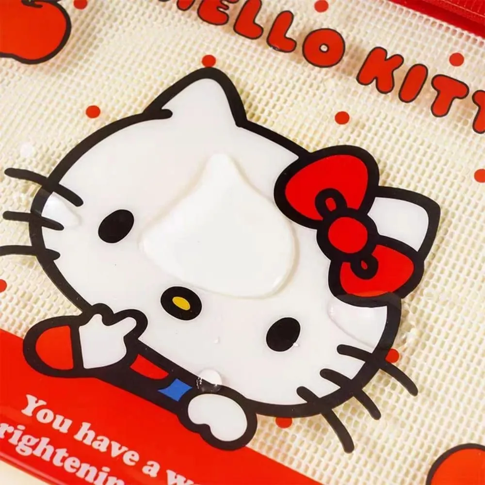 Genuine Sanrio Hello Kitty A5 Mesh Zipper Pouch Cute Kt Cat Waterproof PVC Document Bag For School File Pen Stationery Organize — image 4