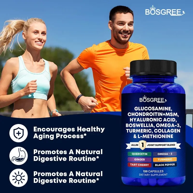 Glucosamine Chondroitin MSM - Supports Healthy Joints Cartilage and Connective Tissue - Promotes Joint Comfort and Flexibility — image 3