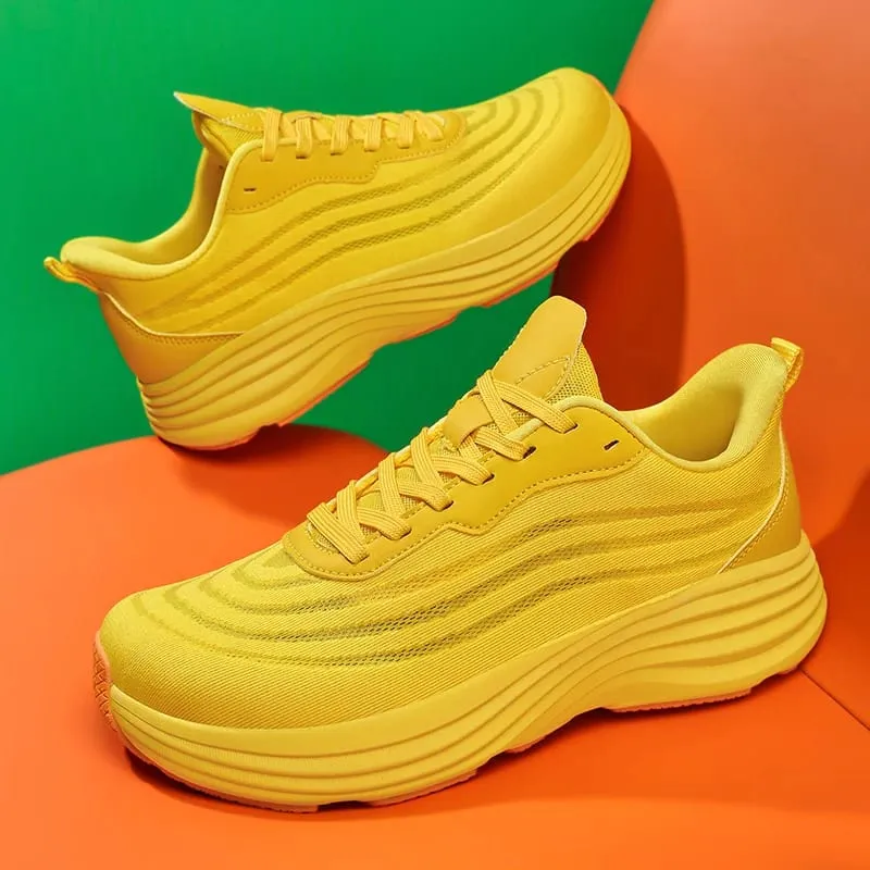 Men's Wide Toe Running Shoes Lightweight Soft Cushioning Sneakers for Daily Wear Breathable Knit Casual Sport Tennis Shoes — image 3