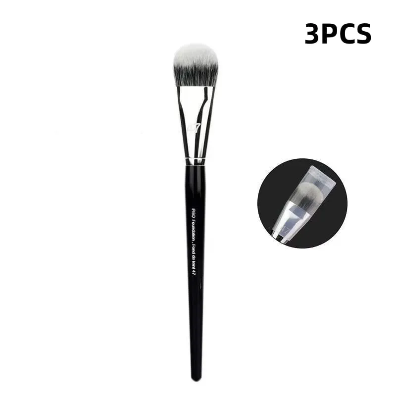 No. 47 Bevel Angle Foundation Brush with plastic cover Professional Slope Liquid Foundation BB Cream Makeup Brush 1/2/3/4/5 PCS — image 9