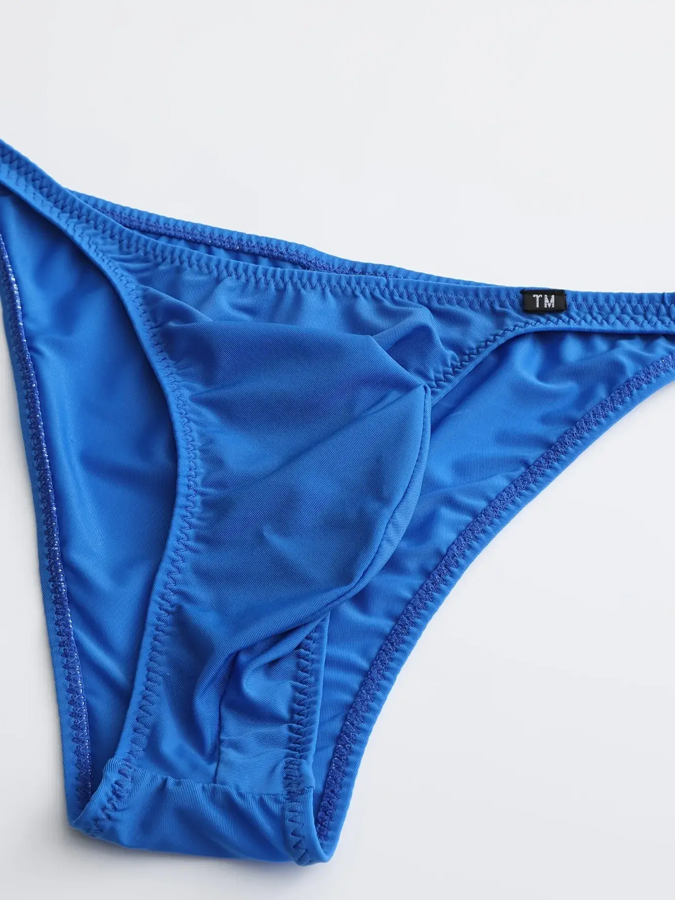 Men's Underwear Low Waist Ice Silk Briefs Half Pack Hip Small Triangle Underpants — image 4