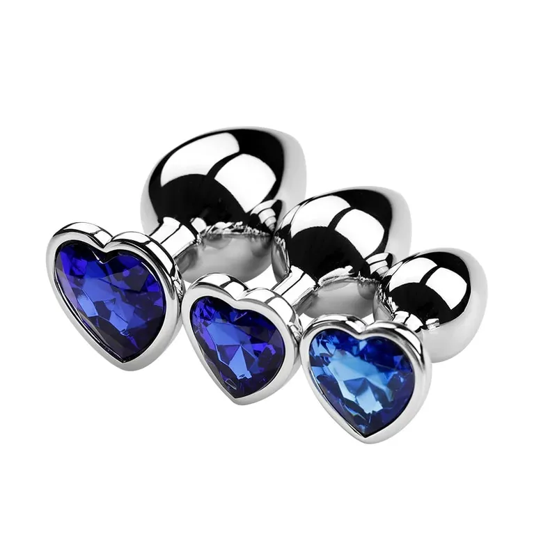 S/M/L Anal Plug Metal Sex Toys For Women Men Adult Crystal Erotic Bullet Butt Plug Stimulator Prostate Massager Adult Products — image 8