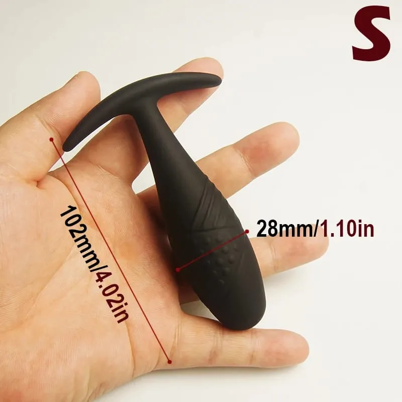 Silicone Anus Butt Plugs with Tapered Base for Comfort Textured Anal Sex Toys Trainer Training Analplug Buttplug Butplug — image 9