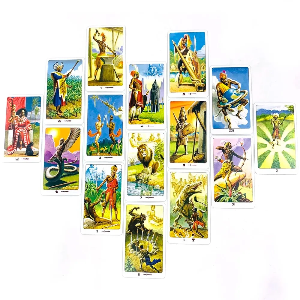African American Tarot Cards 78 Tarot Deck Of Show A Beautiful and Happy Life Perfect For Divination & Gift Giving — image 5