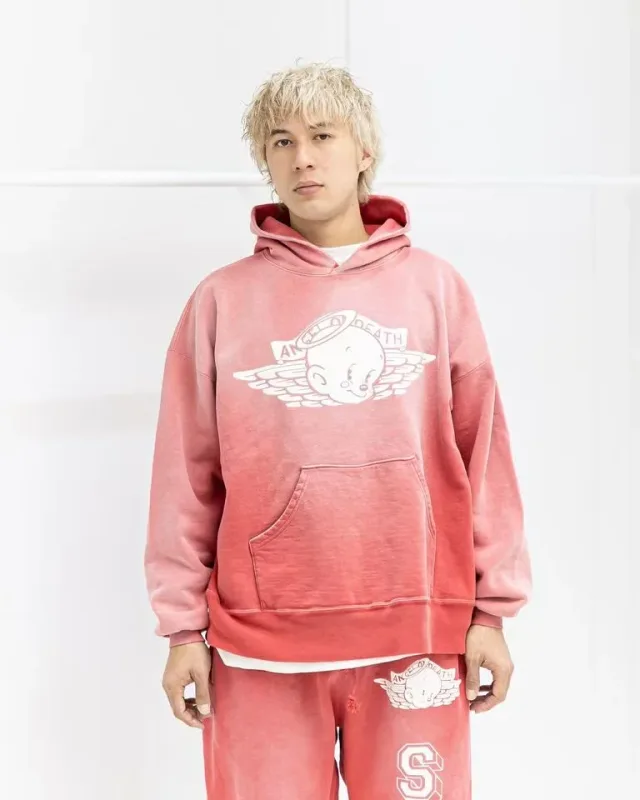 26SS New SAINT Mxxxxxx BABY MICHAEL HOODIE High-Street Oversized Cotton Hooded Sweater Printed Washed Hoodies For Men — image 19