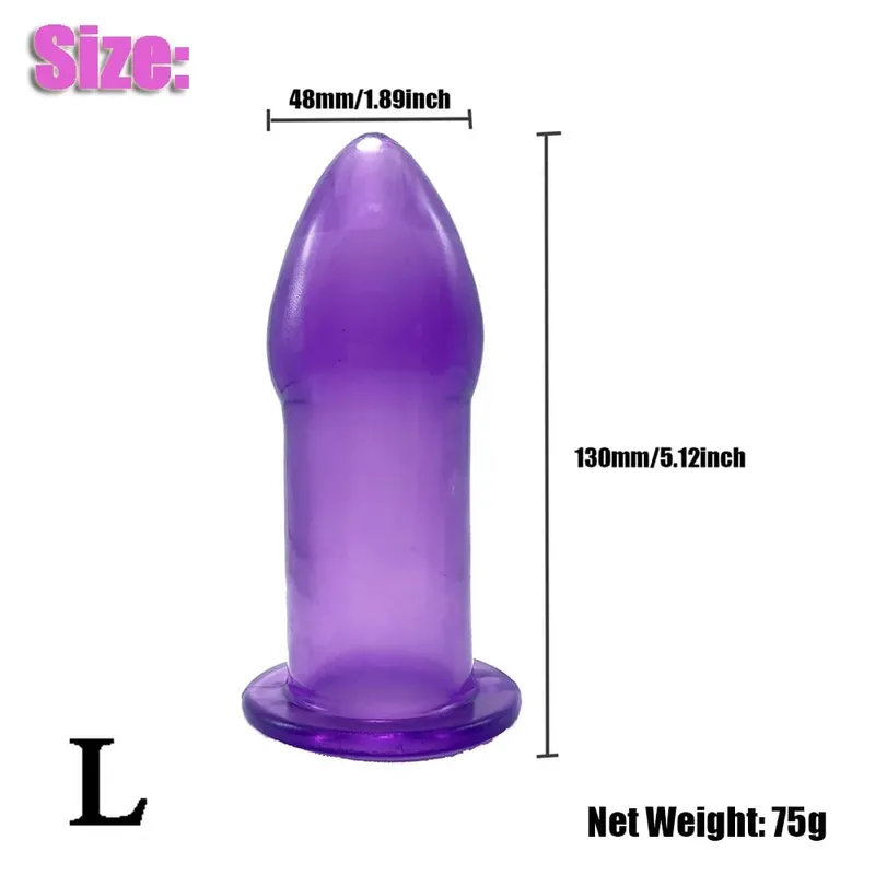 5PCS/Set Anal Plug Bullet Shape Butt Plug Trainer Kit Dilator Progressive Training Adult Sex Toy for Women Men Couples Gear