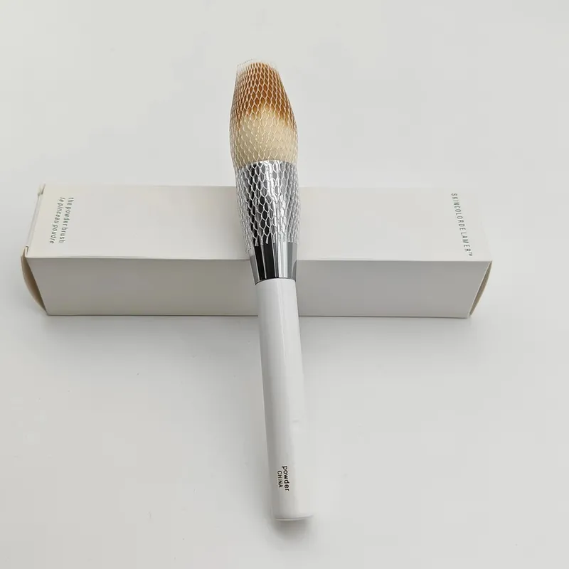 Big Size Powder Makeup Brushes Quick Powder Contour White Handle Synthetic Hair Make Up Brush Beauty Tools Cosmetics