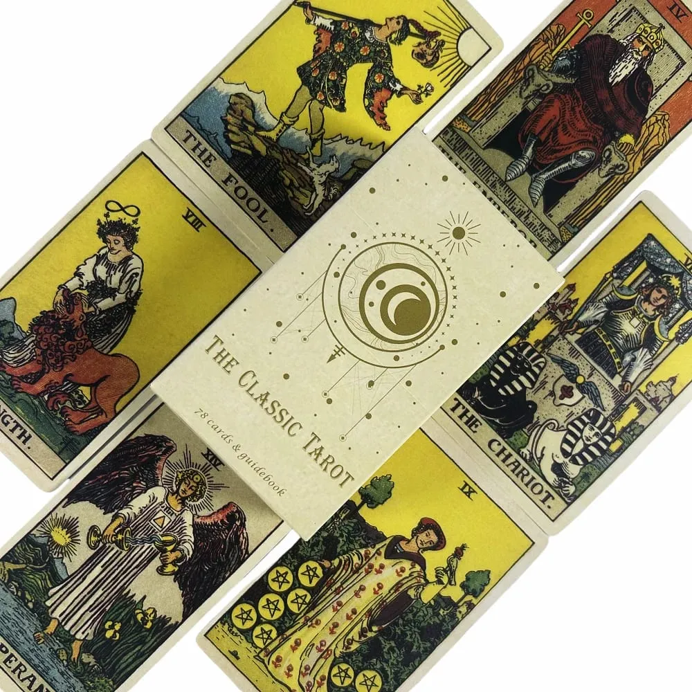 1/3/5 Pcs The Classic Tarot Cards Deck For Easy Beginners Fate Fortune Telling Party Tabletop Board Game Wholesale — image 5