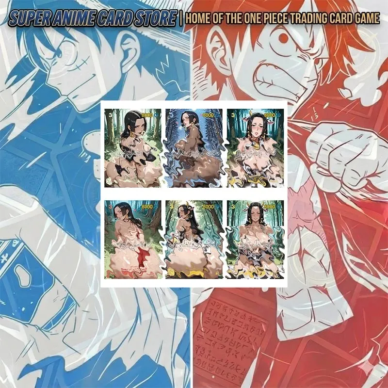 Diy Japanese Anime Opcg One Piece Card Set Yamato Nami Boa Hancock Nico Robin Carrot Perona Shirahoshi Uta Collectible Cards