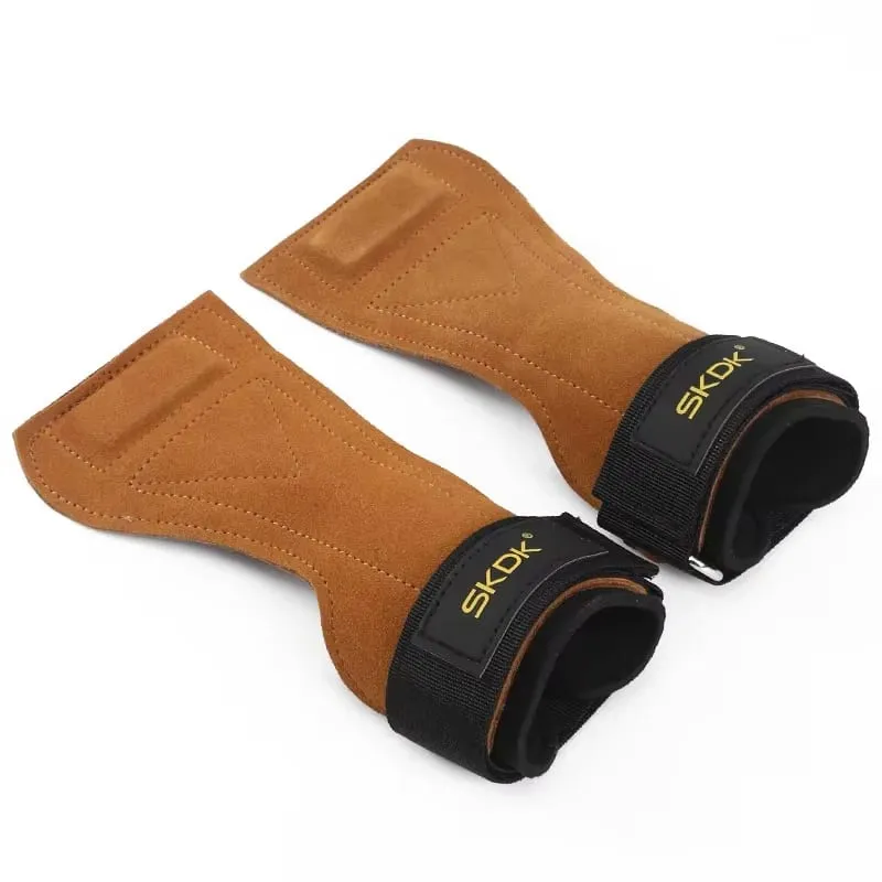 Anti-Slip Gym Gloves Palm Guards Wrist Straps Protector Weightlifting Workout Gloves Anti-callus Grip Fitness Training Equipment — image 5