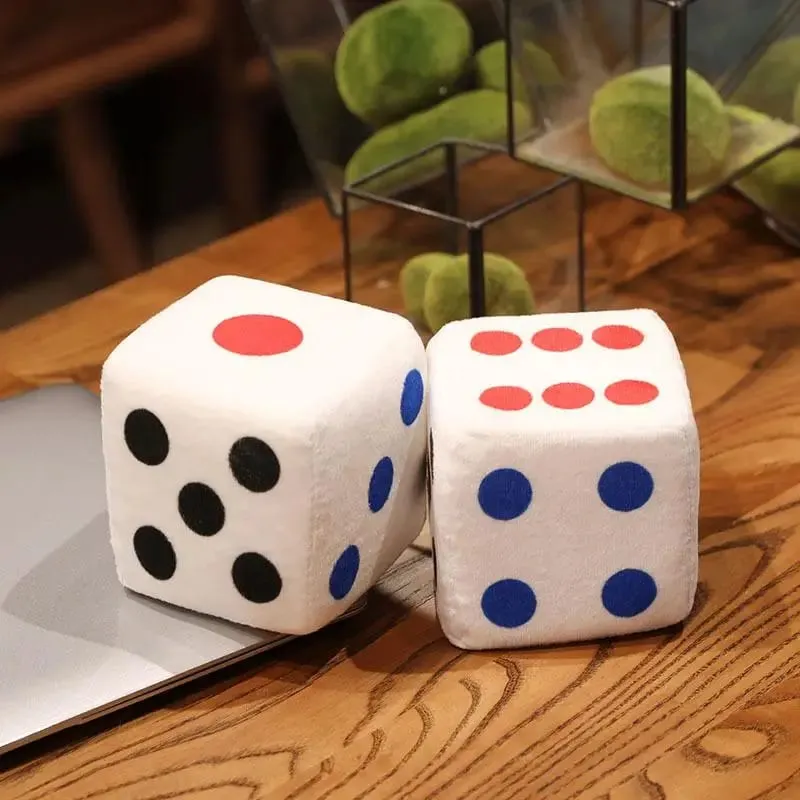 Creative Mahjong Pillow Cushion Chinese Plush Toy Car Chair Backrest Dice Funny Nap Sofa Home Decor Gift Accompanying Decoration — image 19