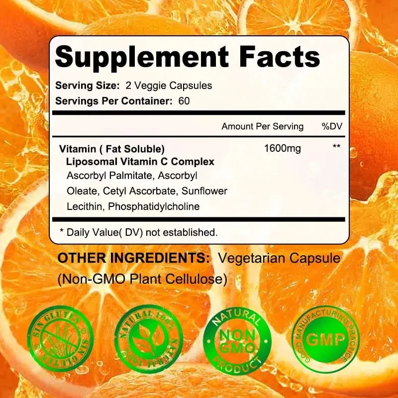 Emotional Well-Being & Bone Health Support with Liposomal Vitamin C Cardiovascular & Adrenal Health — image 7