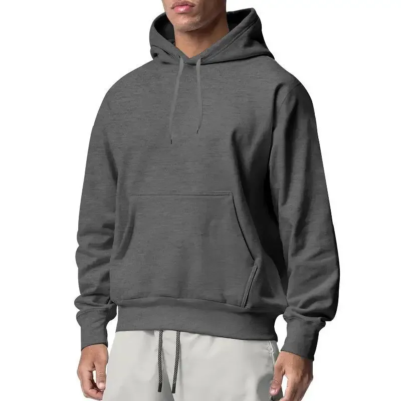 2026 New Men's Fashion Harajuku Hooded Sweatshirts Casual All-match Pullovers Male Streetwear Autumn Winter Fleece Warm Hoodies — image 13