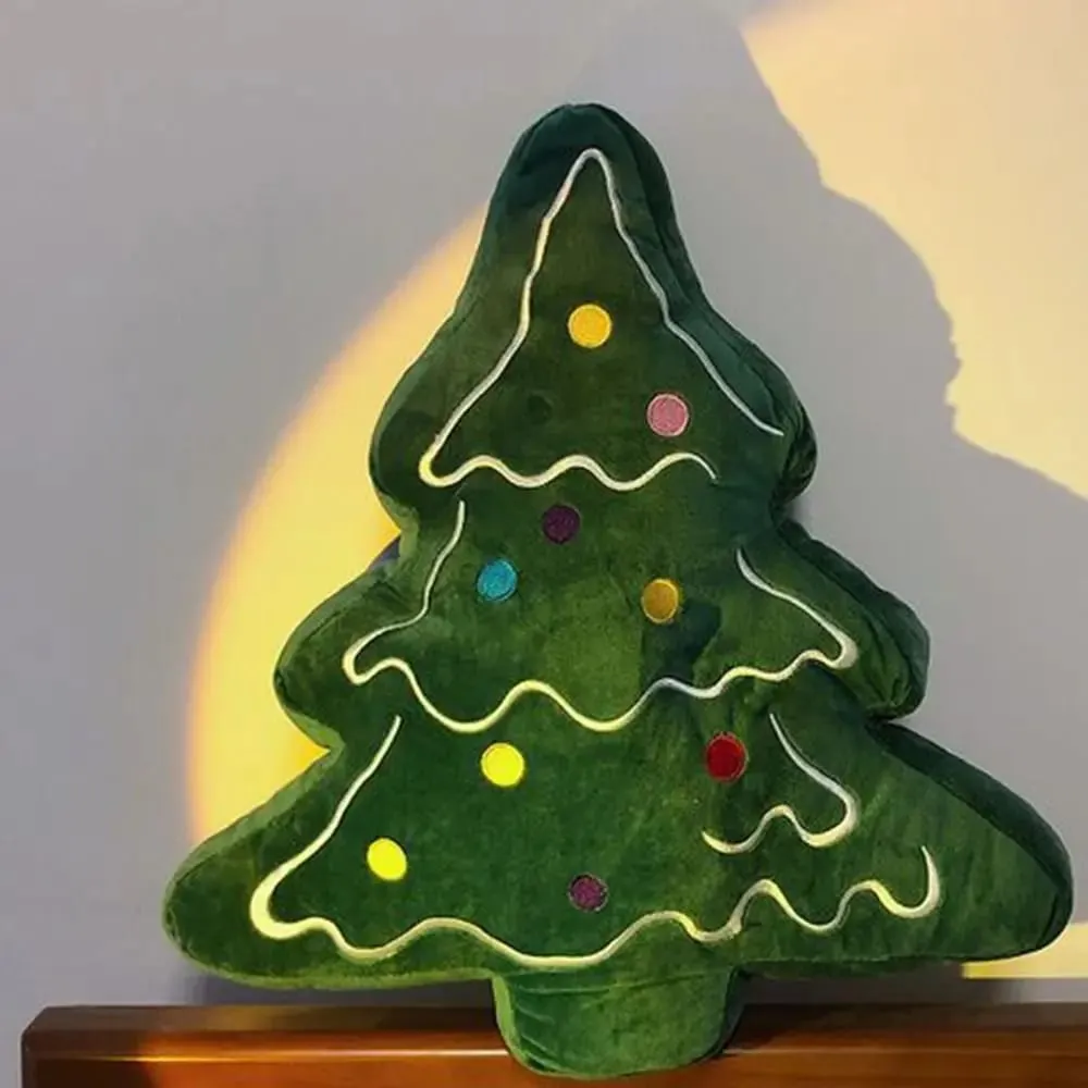 Soft Christmas Tree Sofa Cushion Comfortable 3D Shaped Christmas Tree Cartoon Doll Ornaments Merry Christmas Throw Pillows — image 8