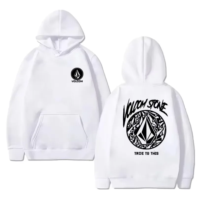 2026 Fashion Hoodie Women and man Hoody Volcom Stone Double-sided Casual Graphic Sports Tops Breathable Streetwear Clothing — image 9