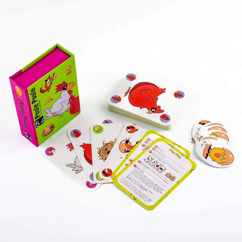 Jogos de tabuleiro quentes frango chiu chiu jogo de tabuleiro piou piou casual festa cartas jogo brinquedos intelectuais presentes 12.1*8.7cm — image 3
