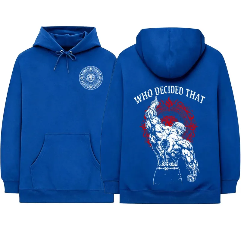 Anime The Seven Deadly Sins Escanor Manga Hoodies Men's Women Clothing Fashion Fleece Long Sleeves Hooded Sweatshirts Streetwear — image 6