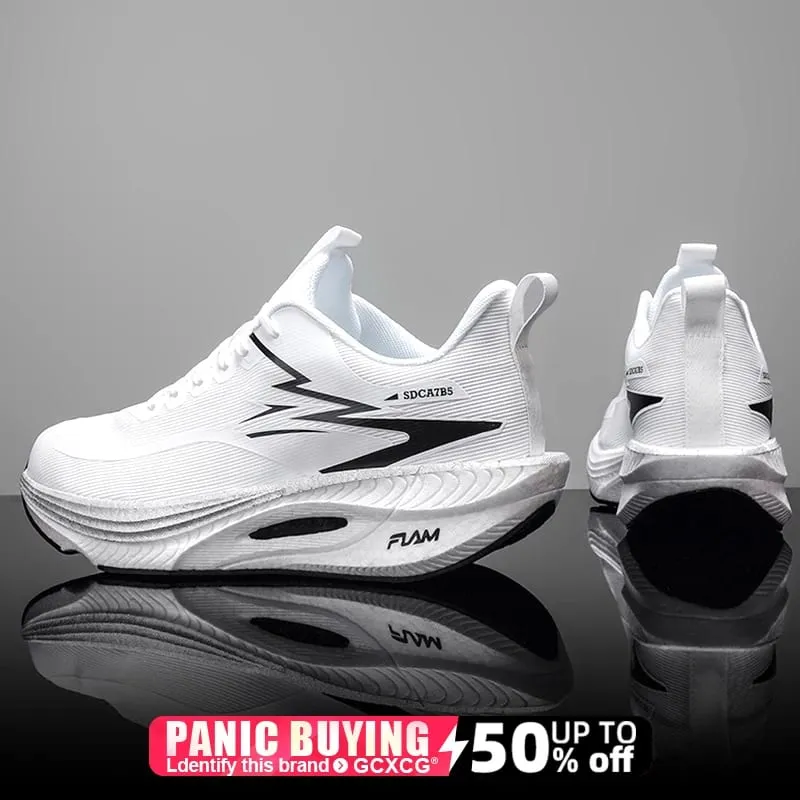 Sports Running Shoe Carbon Board Speciality Men Breathable Lightweight Women's Comfortable Athletic Nonskid Sneakers Marathon