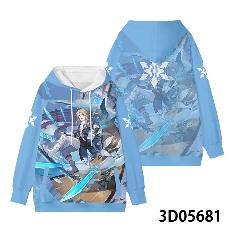 New Game Honkai: Star Rail All Role Playing Hoodies 3D Print Anime Sweatshirt Oversized Men Women Long Sleeve Tracksuit Pullover