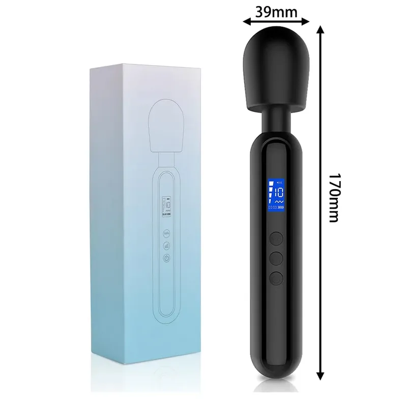 Soft Silicone Massage Wand Multi‑Size & Multi‑Color Optional Waterproof Adjustable Vibration Modes Portable Home Relax Tool
