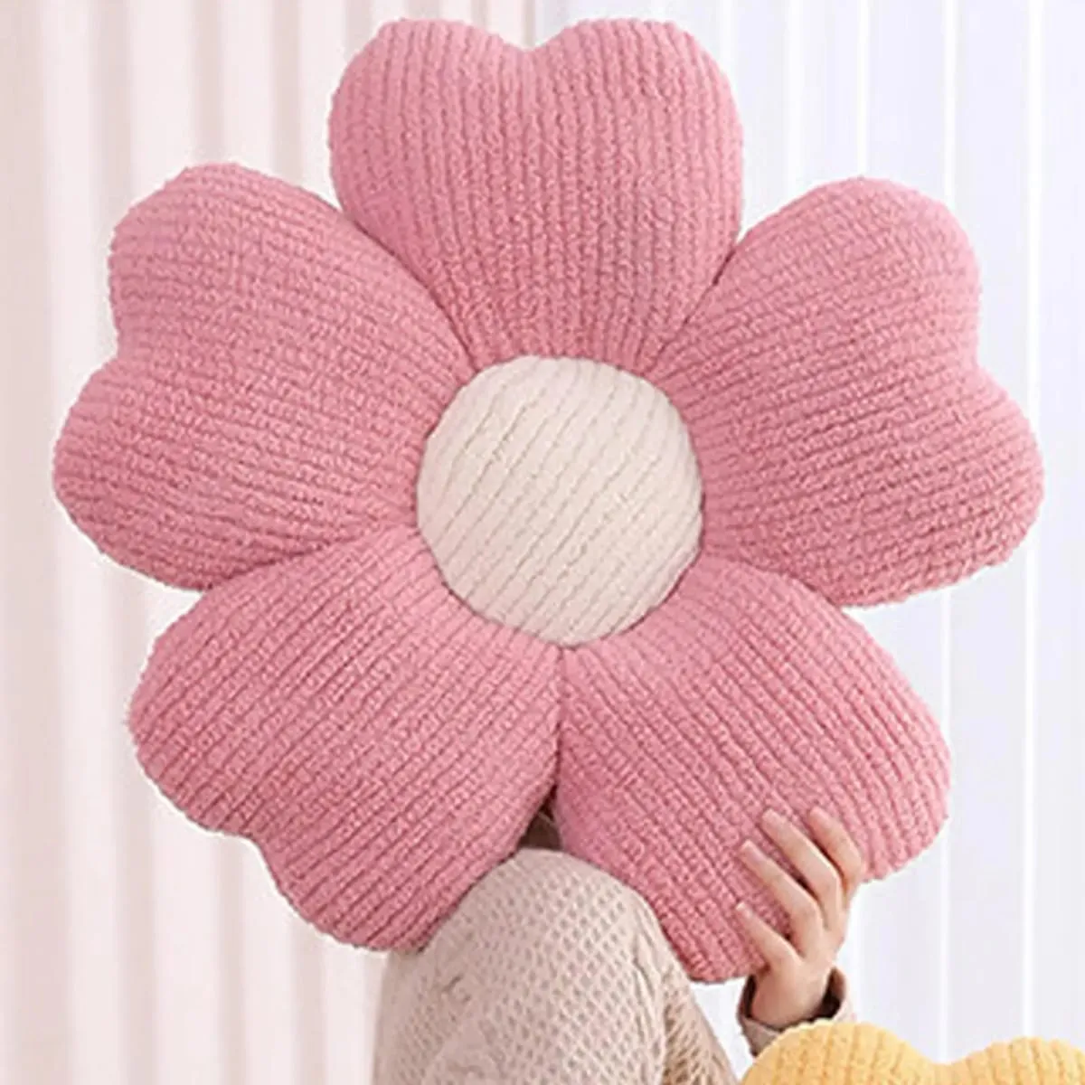 Petal Throw Pillow Flower Shaped Plush Throw Pillow Comfortable and Cute Mattress Sofa home Decor Cushion Chair Cushion