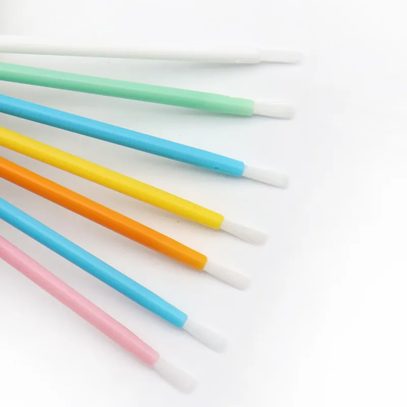 50Pcs Disposable Nylon Fiber Lip Brush Lipstick Wands Clean Applicator lip Gloss Brushes portable Cosmetic women Makeup Tools — image 3