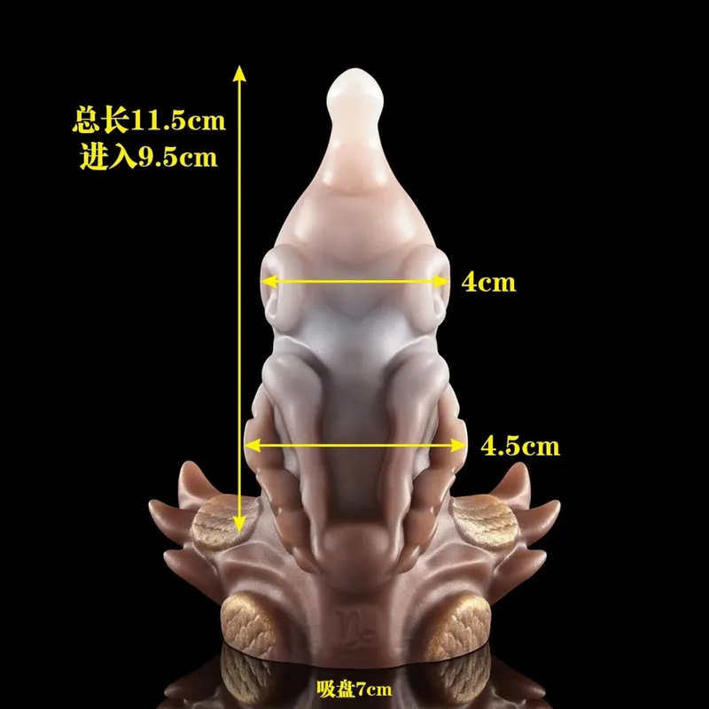 12 Zodiac Signs Series Alien-shaped Penis Realistic Dildo Vaginal Anal G-spot Stimulator with Suction Cup Orgasm Adult Sex Toys — image 16