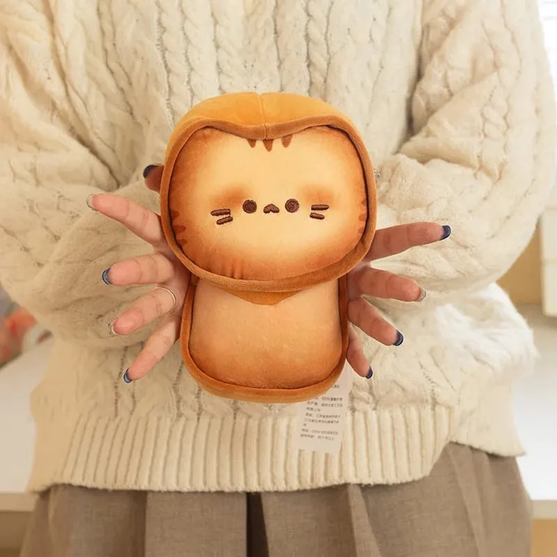 Adorable Cookie Rabbit Plush Toy Small Storage Bag Kawaii Kitten Plushies Room Decor Gift For Girl