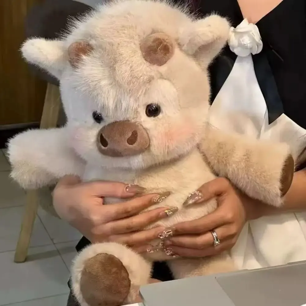 Creative Soft Pig Stuffed Animal Plush Pillow Cute 17.7inch Plush Toy Emotional Support Stuffed Animals Plush Kids Girls Gifts — image 1