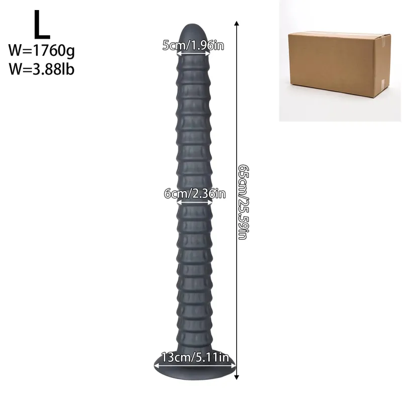 Silicone Soft Big Long Butt Plug Huge Long Anal Plug Dilator Prostate Massager Sex Toy Huge Anal Butt Training For Women Men Gay