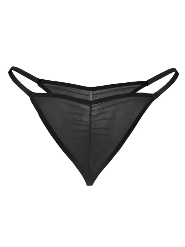 US-Größe Herren Eisseide Tangas Slips Sexy Low-Rise G-String Atmungsaktiv Nahtlos T-Back Sport Fitness Unterwäsche Plus Size