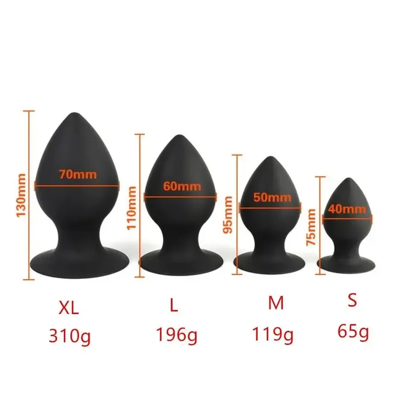 Anal Butt Plug Training Sets 3Size Silicone Sex Toys Anal Butt Plugs Trainer Kit Anal Sex Toys for Men Women Couple Beginners — image 3