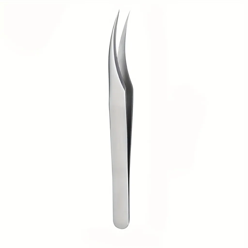 Stainless Steel High-Precision Grafting Eyelash Tweezers with Golden Feathers Professional Makeup Tool for Synthetic Hair Gifts — image 6
