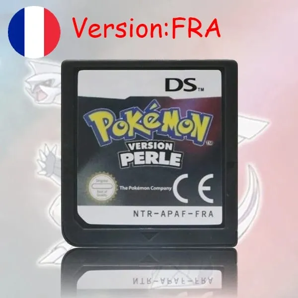 Cartouche de jeu NDS série Pokemon platine perle diamant HeartGold SoulSilver USA/EUR/FRA/ITA/NOE/AUS/ESP Version pour NDS