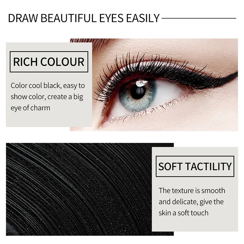 MissRose Waterproof Eyeliner Gel Matte - 24H Quick-drying Rich Pigment Single Head Gel Pencil Smudge-proof Long-lasting Black — image 6