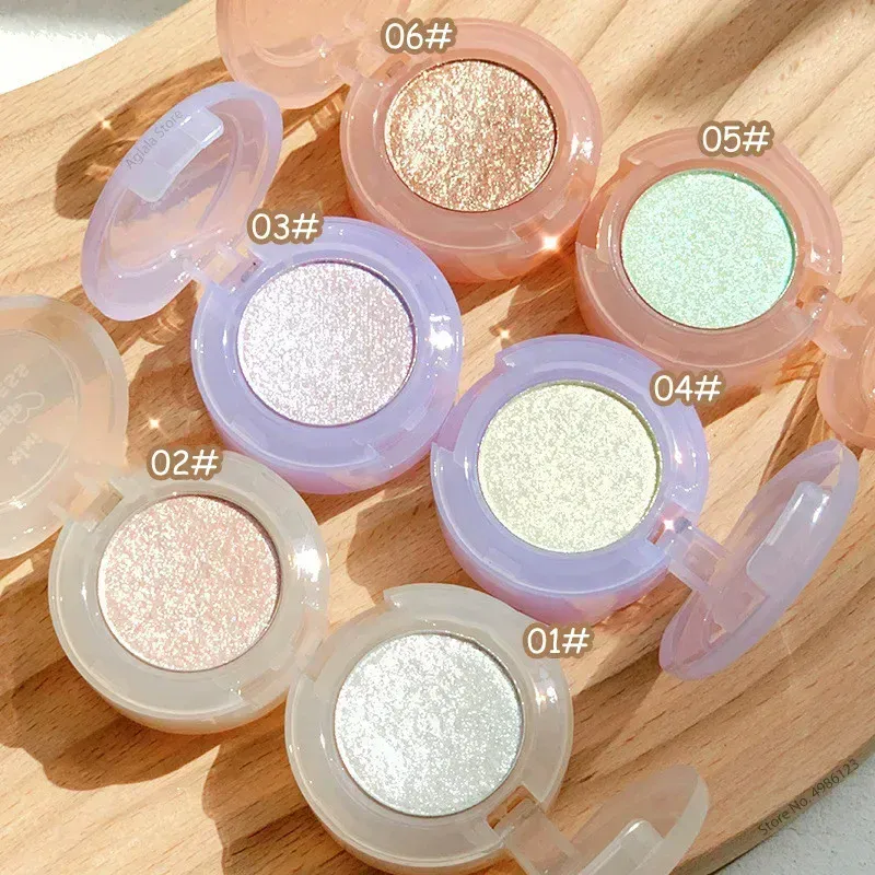 Diamond Glitter Monochrome Eyeshadow Palette Sequins Pearlescent Highlighter Powder Makeup Brighten Shiny Eyes Makeup Cosmetics — image 3