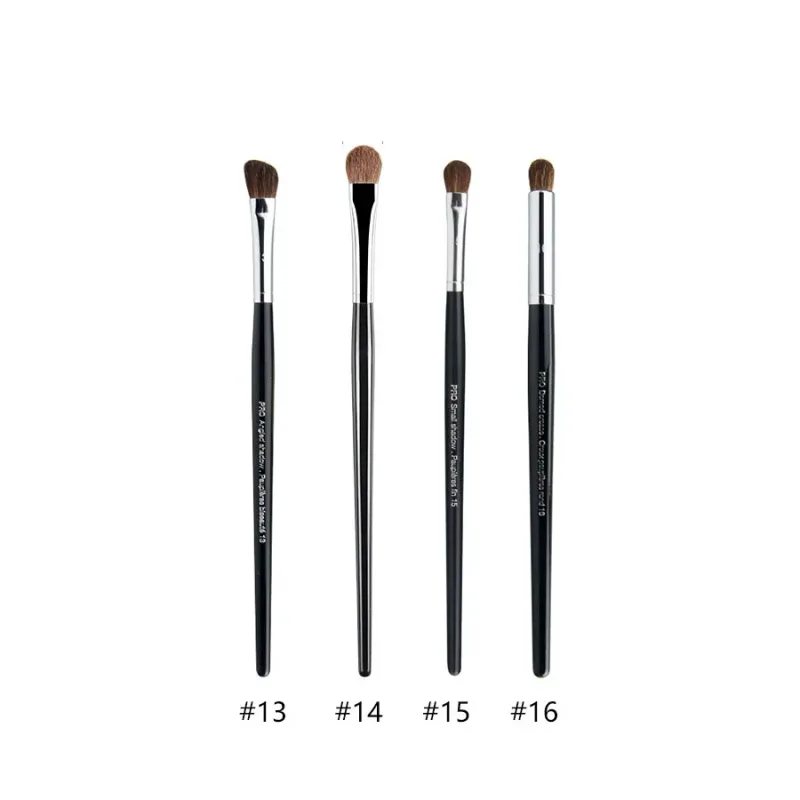 4pcs/set Pro Allover Eye Shadow Makeup Brushes Lip Brow Precision Concealer Blending Domed Crease Smudge Highlight Make Up Brush