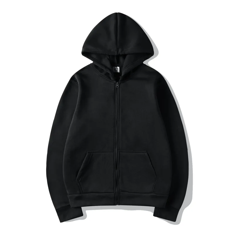 Women Fleece Zip Up Hoodies Running Sports Sweatshirts Fashion Female Classic Casual Zipper Jackets Y2k Hip Hop Streetwear — image 1