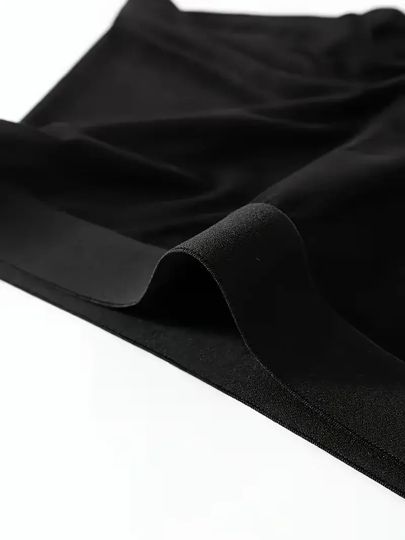 2st svarta boxershorts i bambufiber för män Tunna Snabbtorkande Mjuka och bekväma Underkläder för män Dagliga Casual Boxershorts — image 4