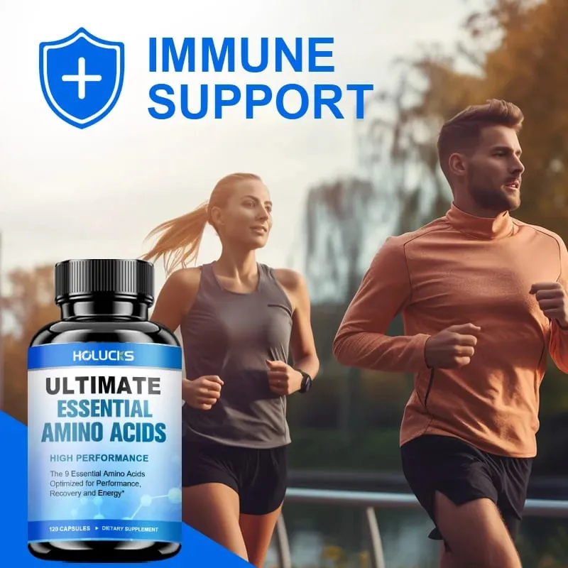 Advanced Body Building Amino Acid Capsules-Helps Increase Strength Endurance Protein Synthesis Build Muscle Mass Abs Energy